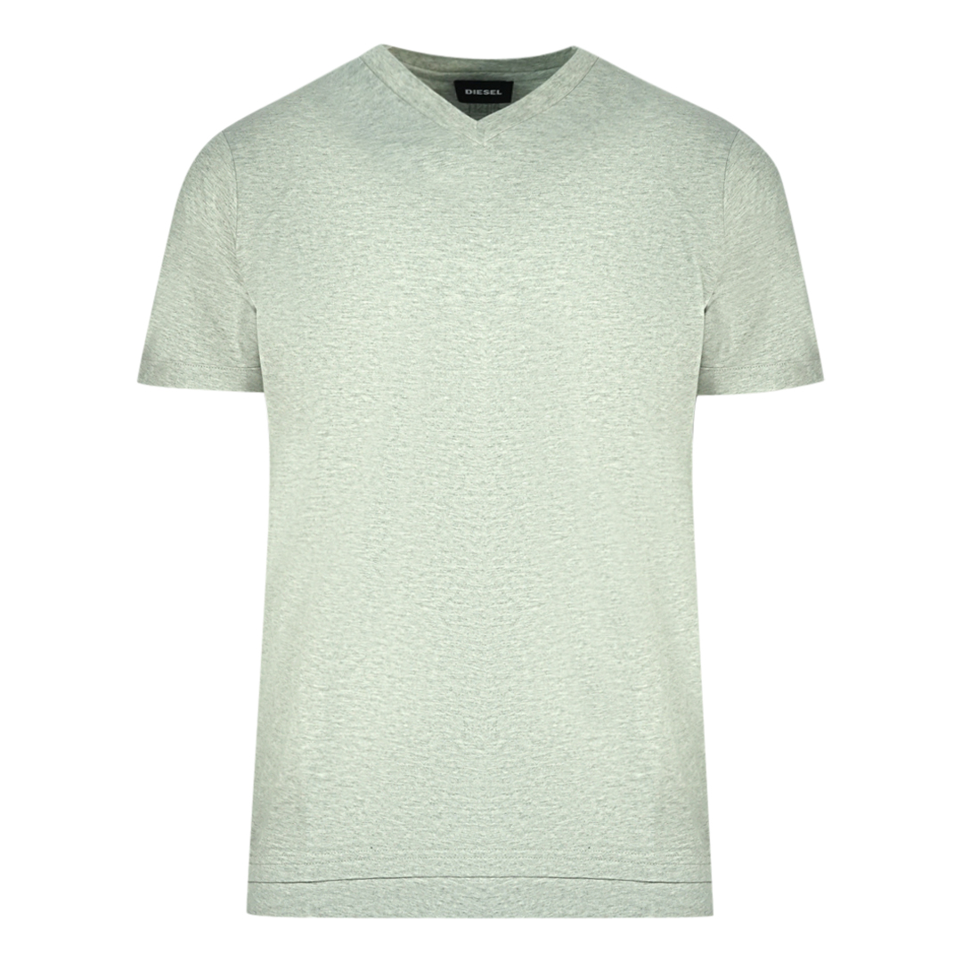 Thumbnail - Diesel Grau V-Ausschnitt T-Shirt