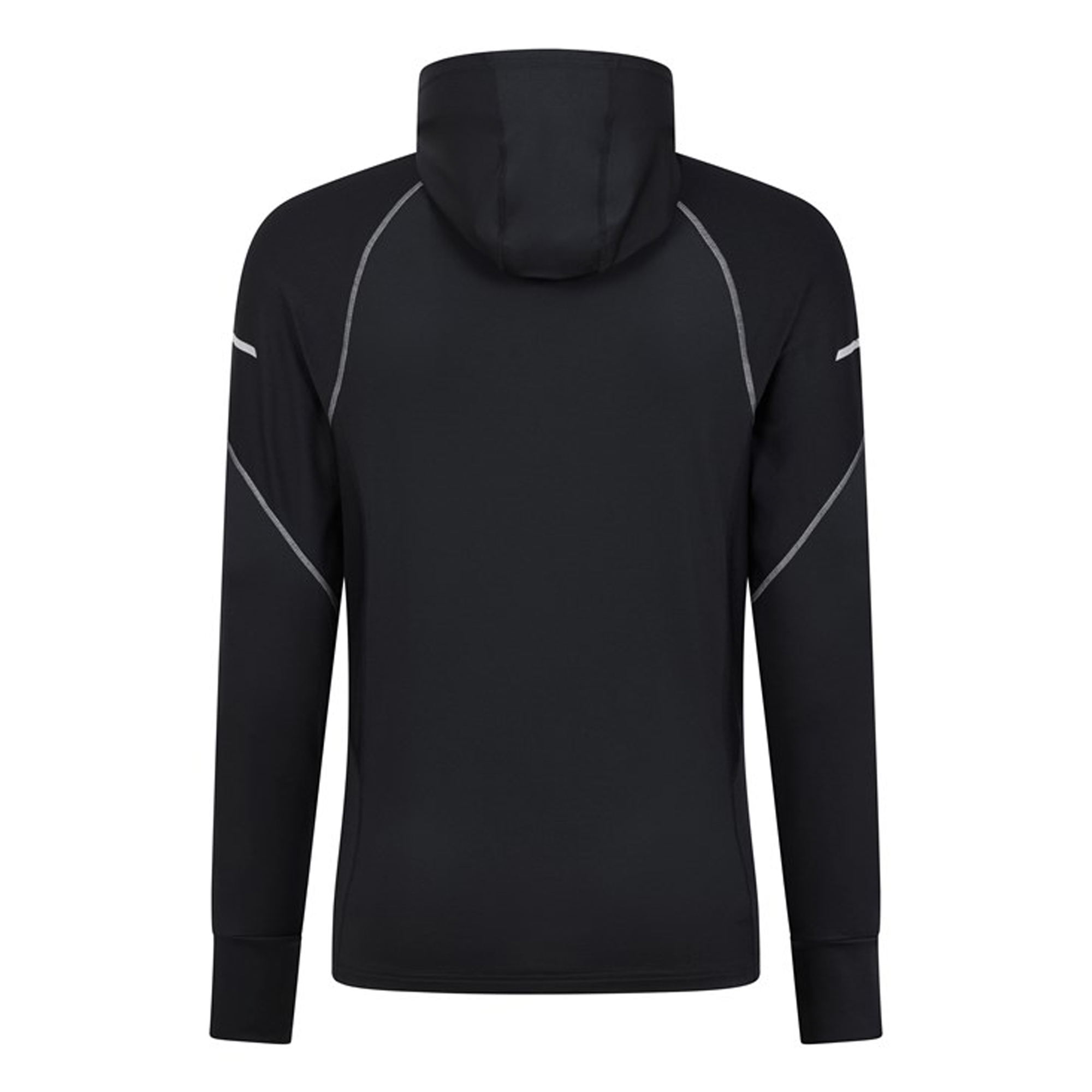 Mountain Warehou Mens Control II Running Hoodie (Svart) herr – bild 2