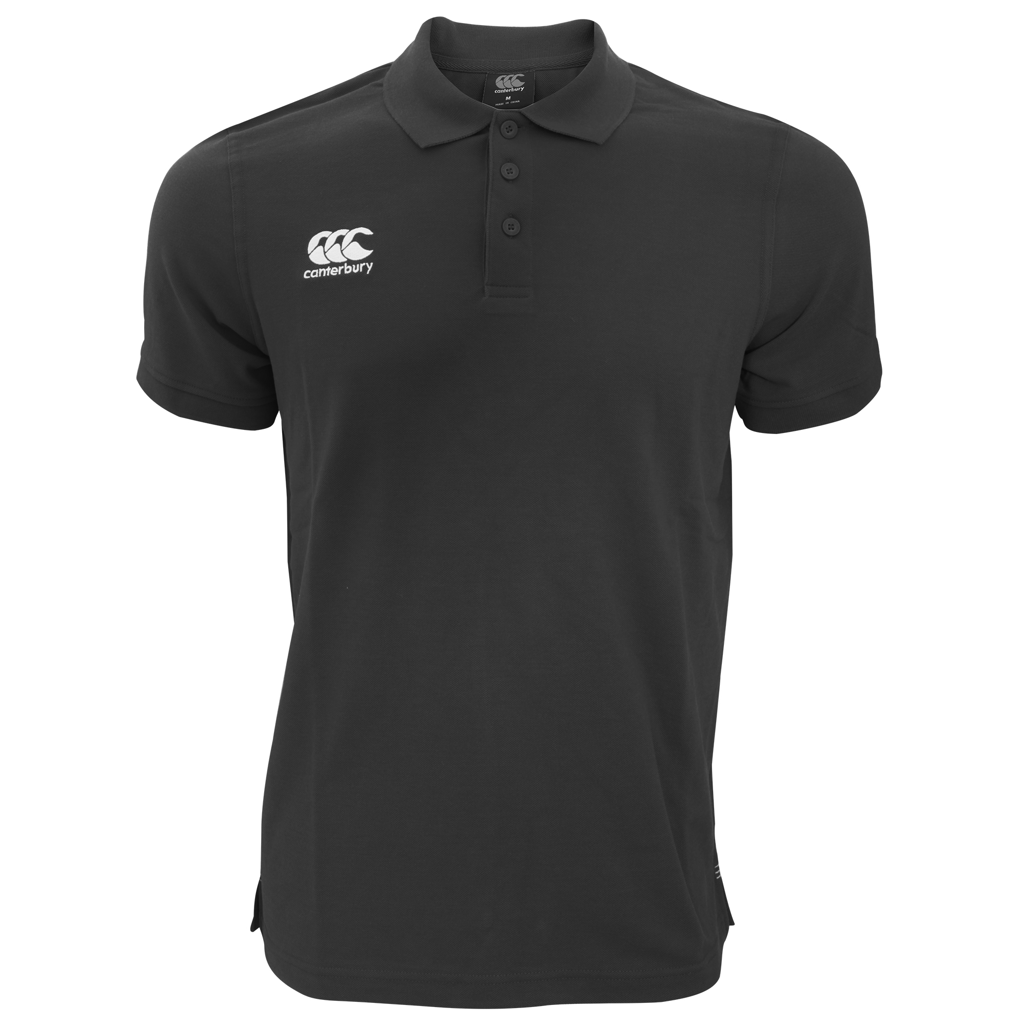 Thumbnail - Canterbury Herren Waimak Kurzarm Pique Polo Shirt (Schwarz)