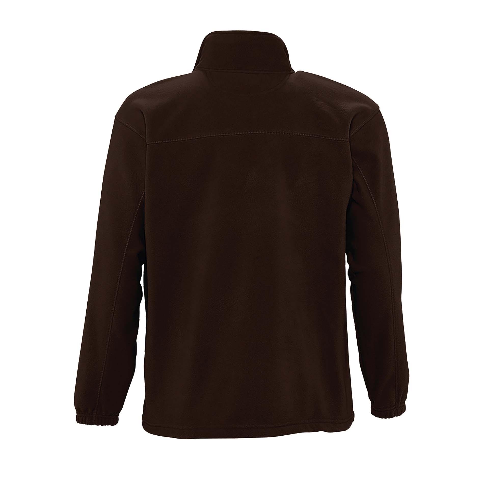 SOLS Mens North Full Zip Outdoor Fleece Jacket (Mörk choklad) jackor herr – bild 2