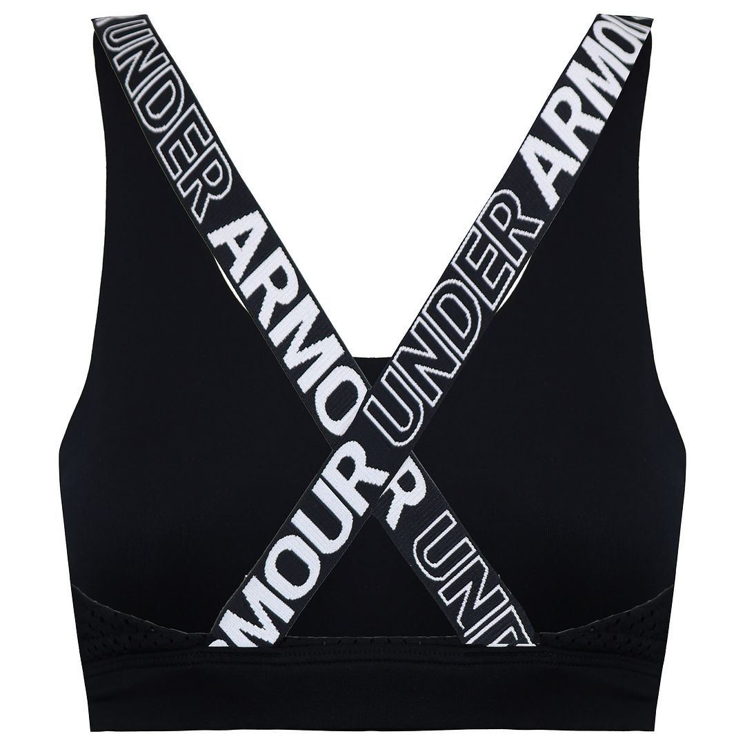 Under Armour HeatGear Dames Zwarte Sportbeha, foto 2