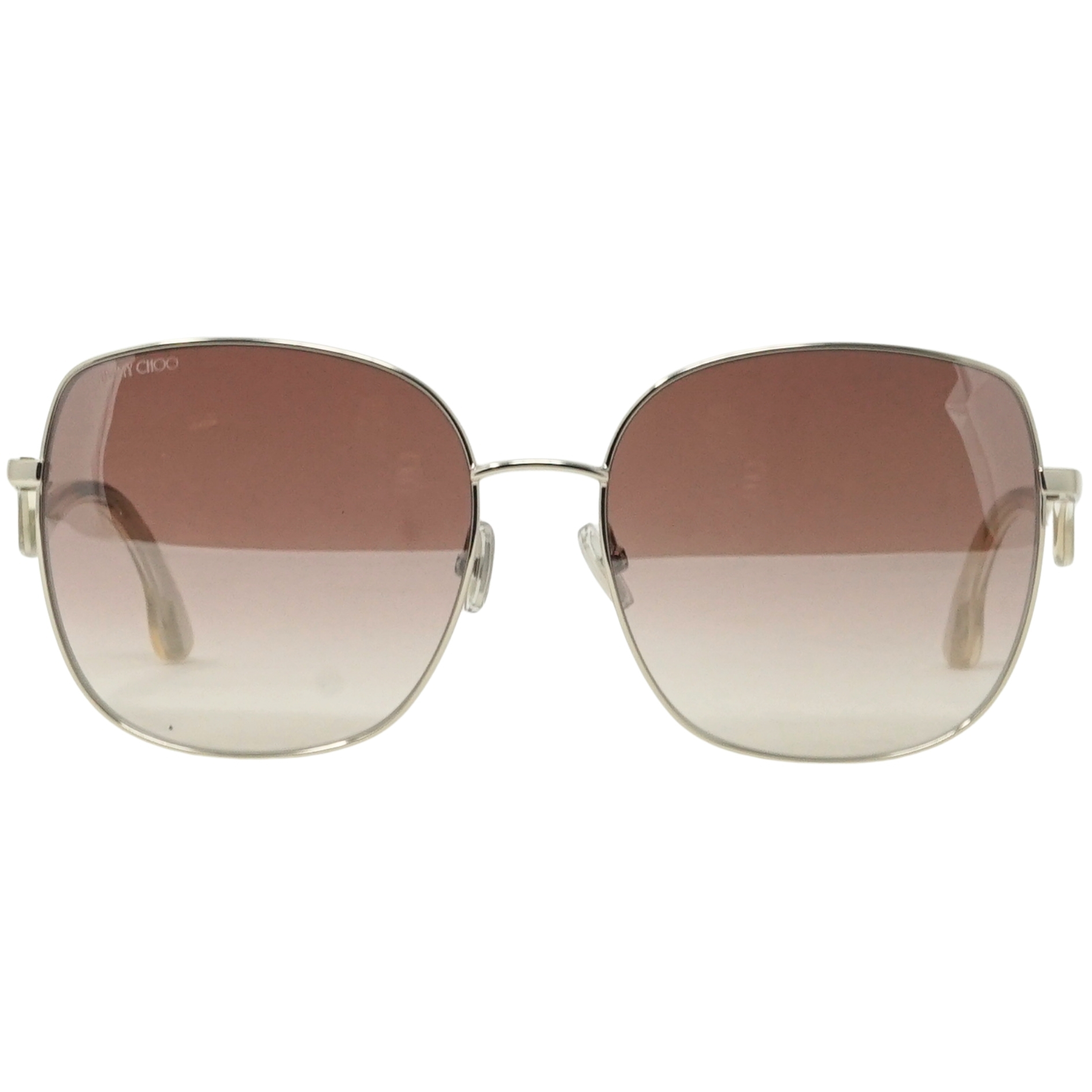 Thumbnail - Jimmy Choo Mamie 3YG Rosegoldene Sonnenbrille