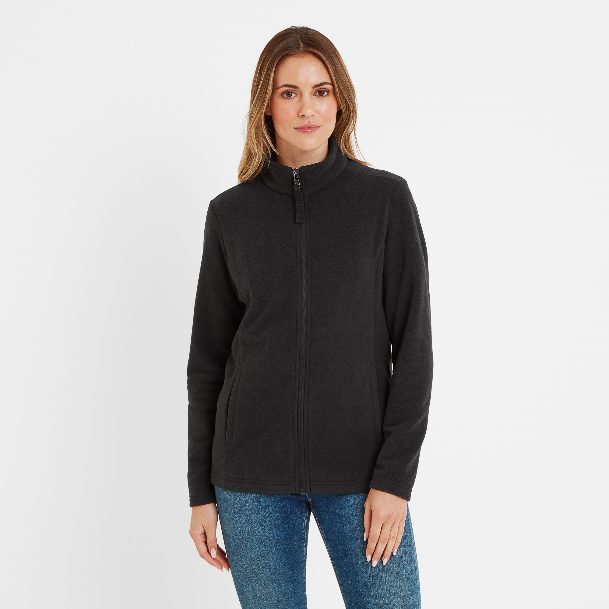 TOG24 Revive Womens Fleece Jacket Black - Size 14 UK