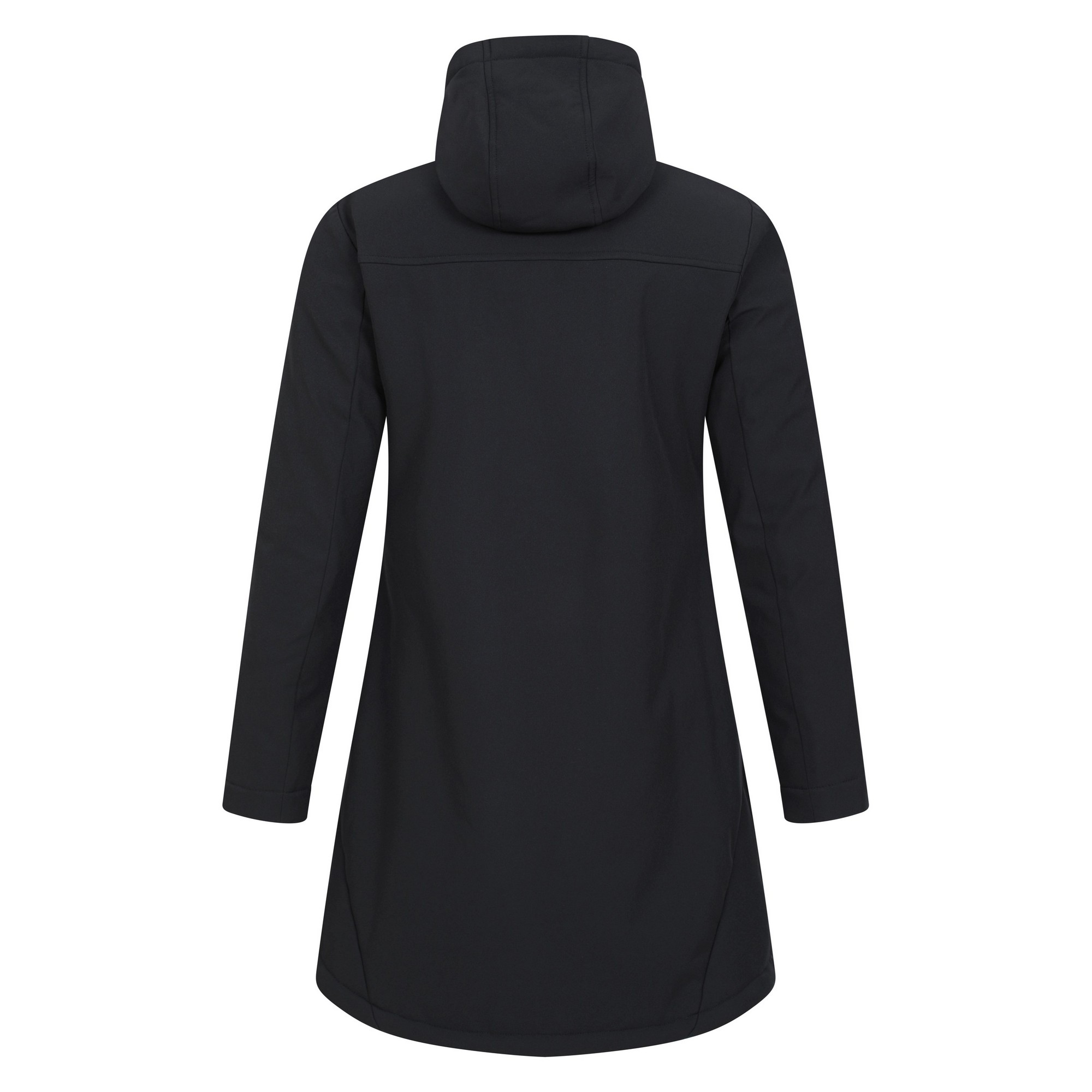 Mountain Warehou Dam Fern Longline Softshelljacka (Svart) – bild 2