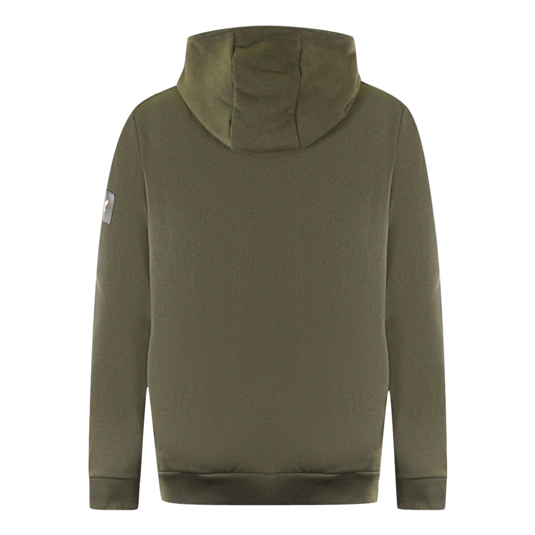 Plain Green Pull-Over Hoodie 2