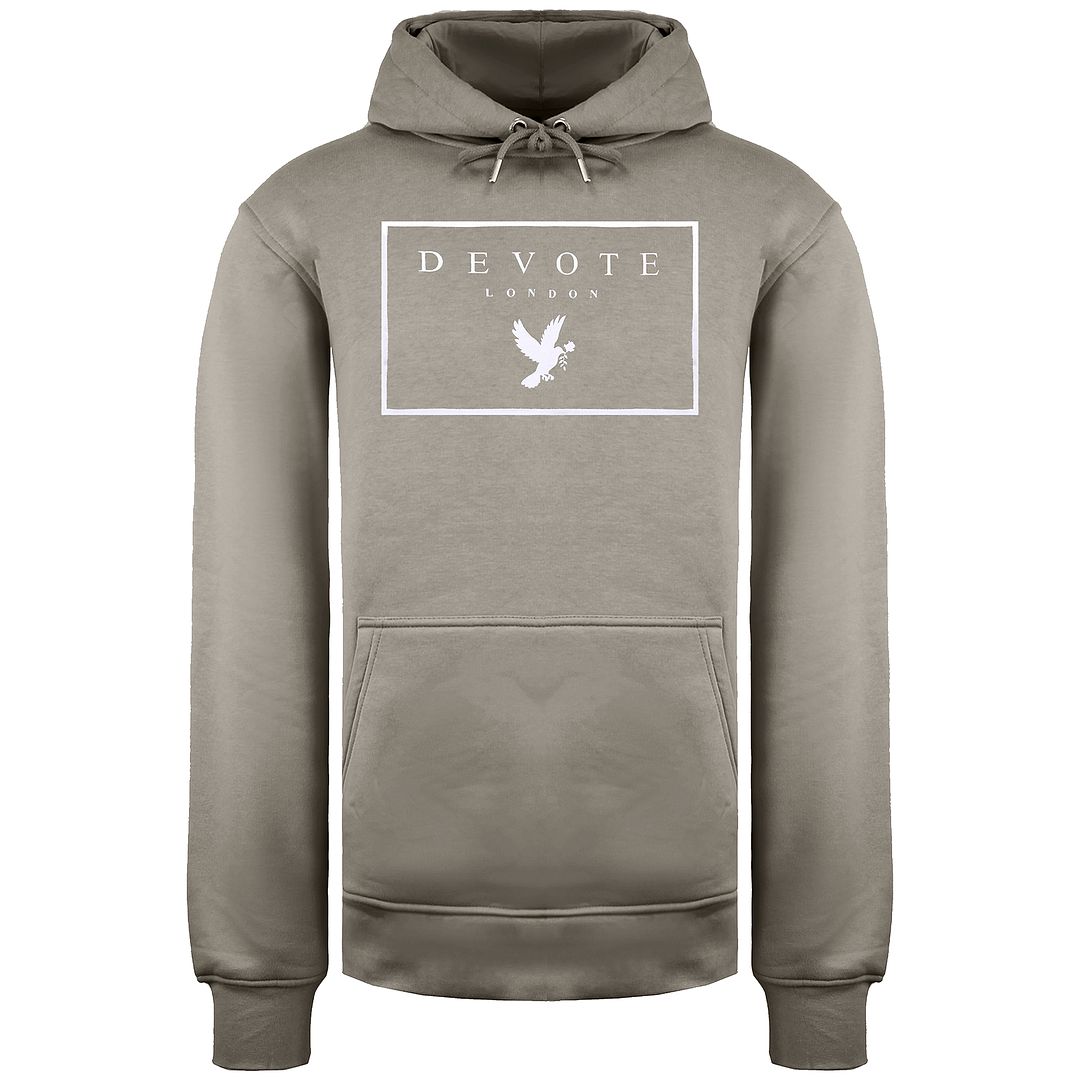 Thumbnail - Widmen Sie London Dove Mens nackt/weißer Hoodie