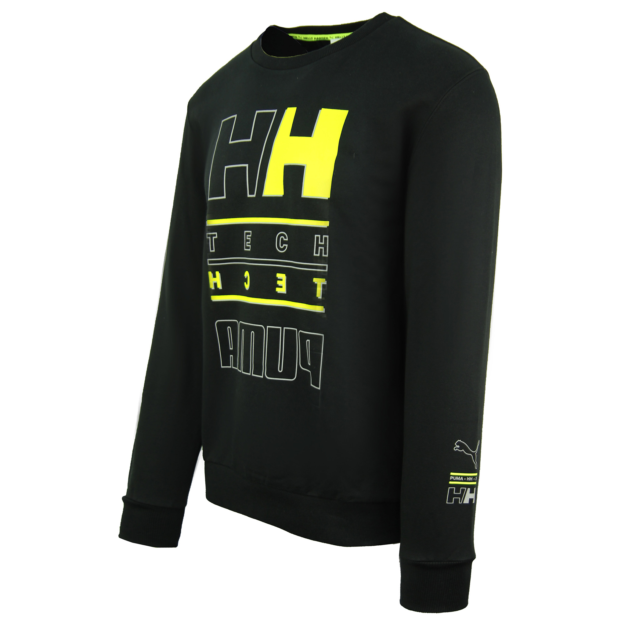 Puma x Helly Hansen Långärmad Crew Neck Svart Herr Grafisk Sweatshirt 598284 01 – bild 2