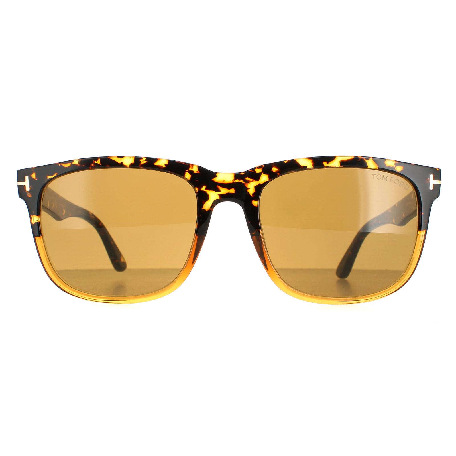 Thumbnail - Tom Ford Rectangle Herren Havanna Braun Stephenson FT0775