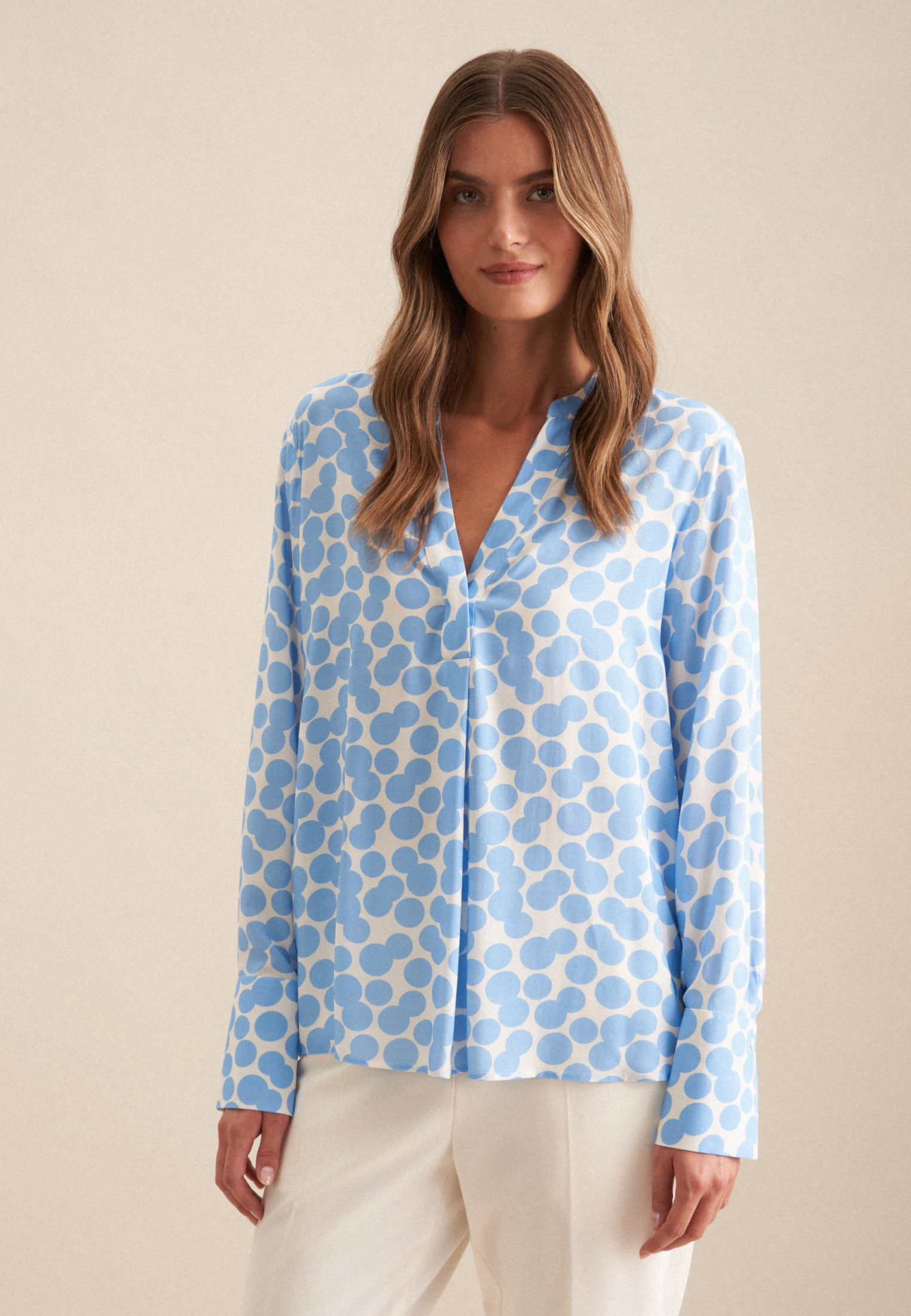 Thumbnail - Tunika Damen Mittelblau