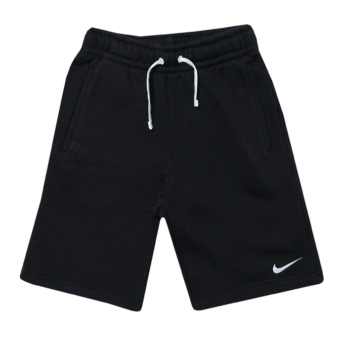 Nike Team Club 19 short voor jongens in het zwart