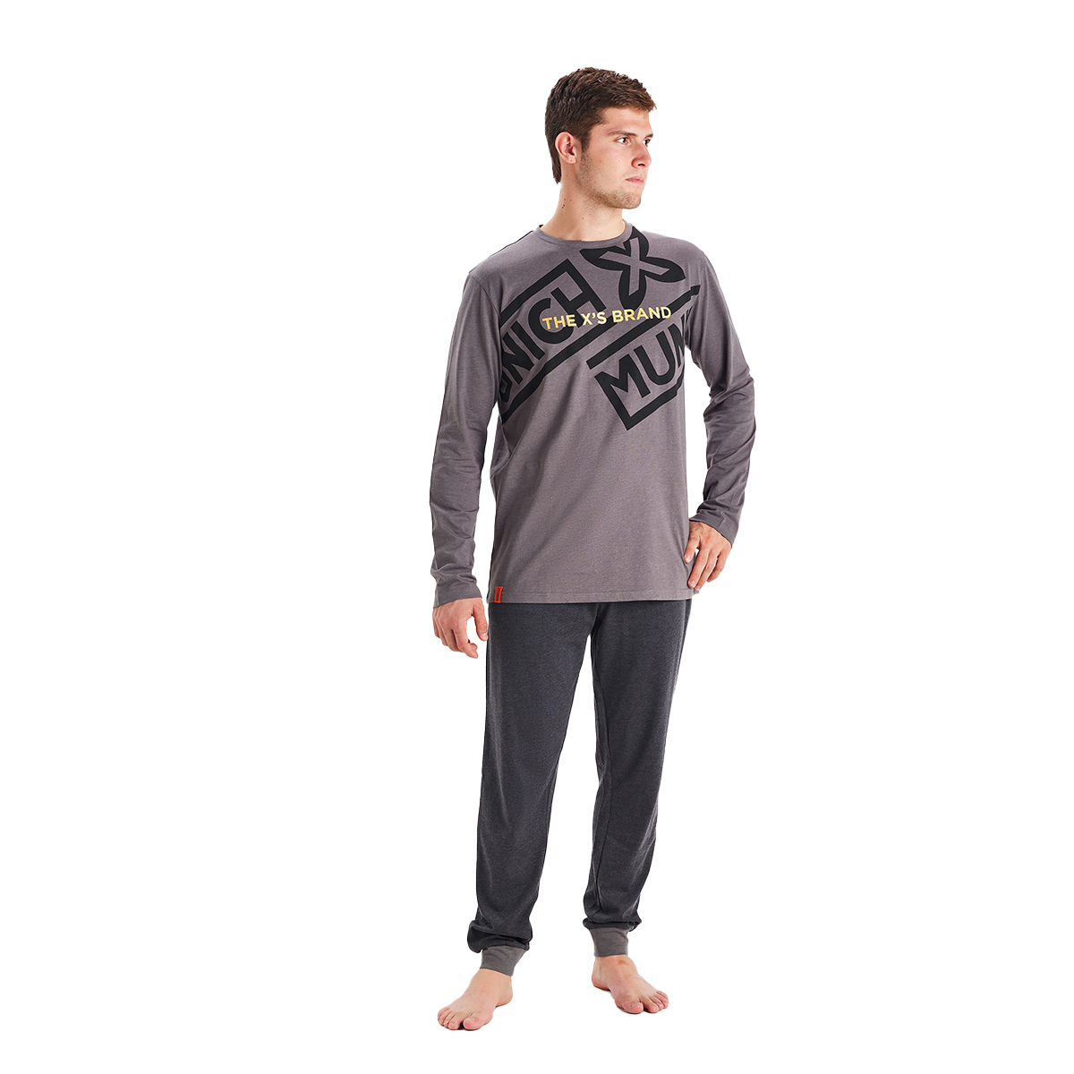 Vinterpyjamas långärmad rund hals MU1 herr