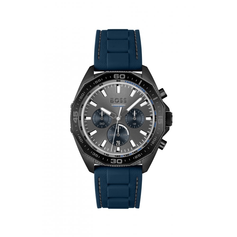 Thumbnail - Hugo Boss Herrenuhr Quartz Grau