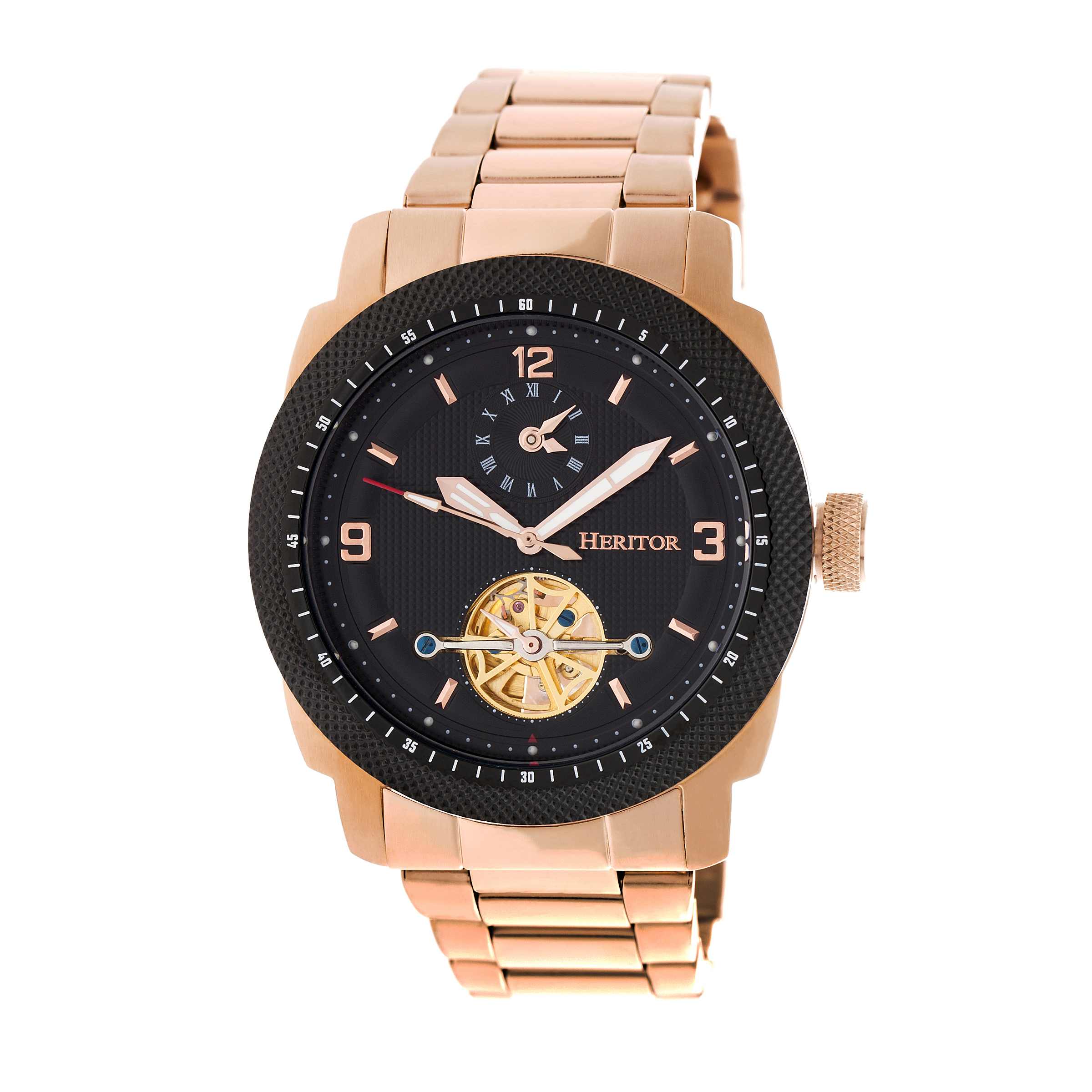 Thumbnail - Heritor Automatik-Armbanduhr Helmsley Semi-Skelett