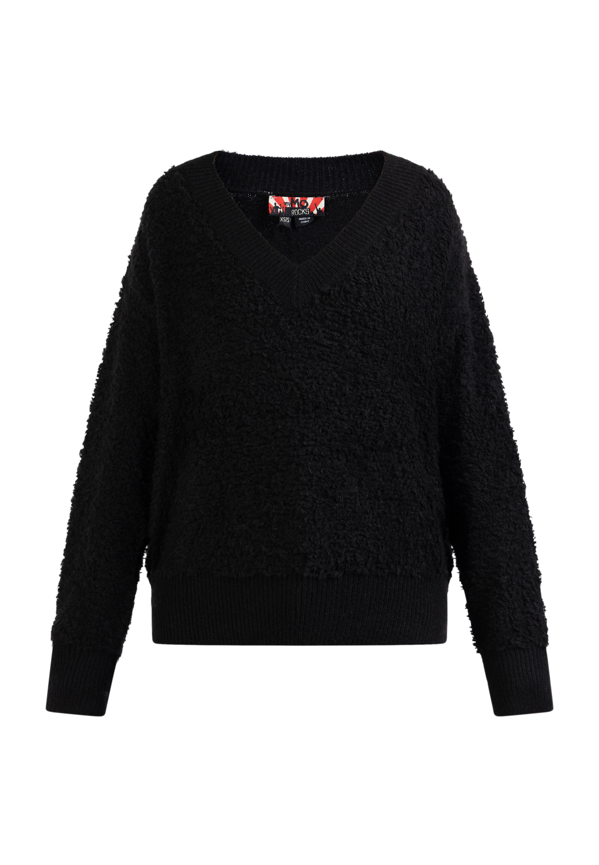 Thumbnail - Mymo Strickpullover Damen schwarz