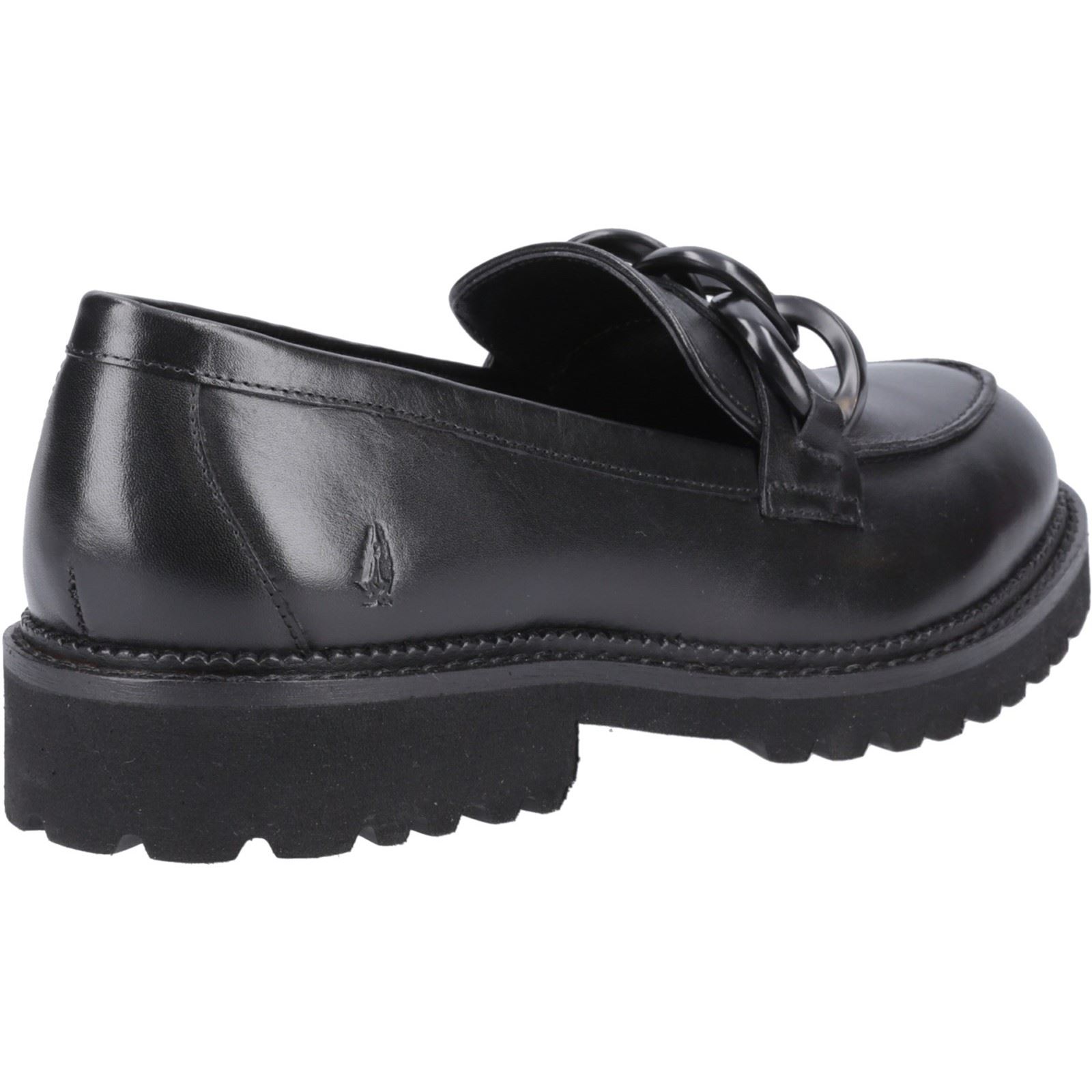 Hush Puppies Gianna Läder Dam Svarta Loafers – bild 2