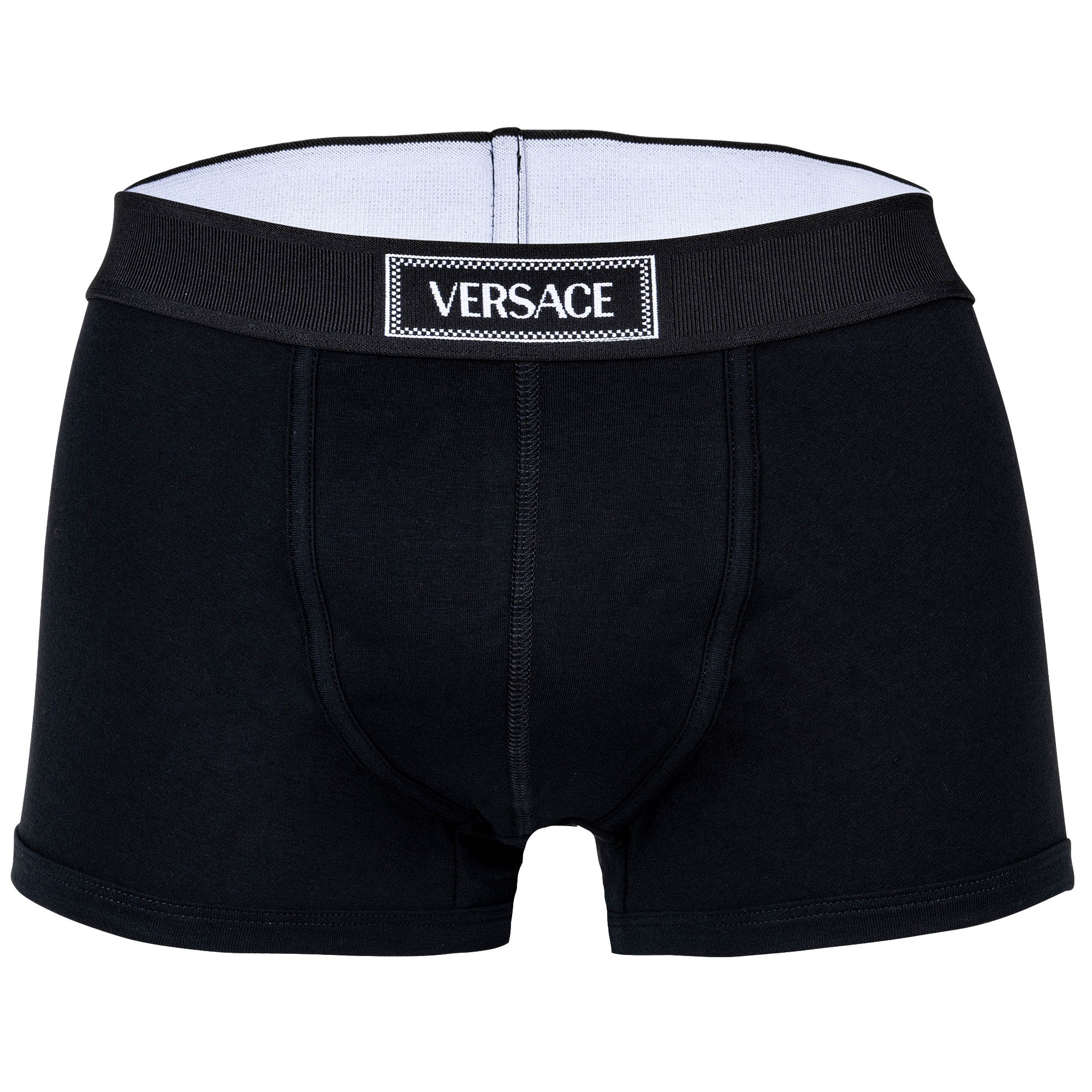 Thumbnail - Versace Short Trunk Jersey Cotton Topeka+Elastic Canete Logo Boxershort