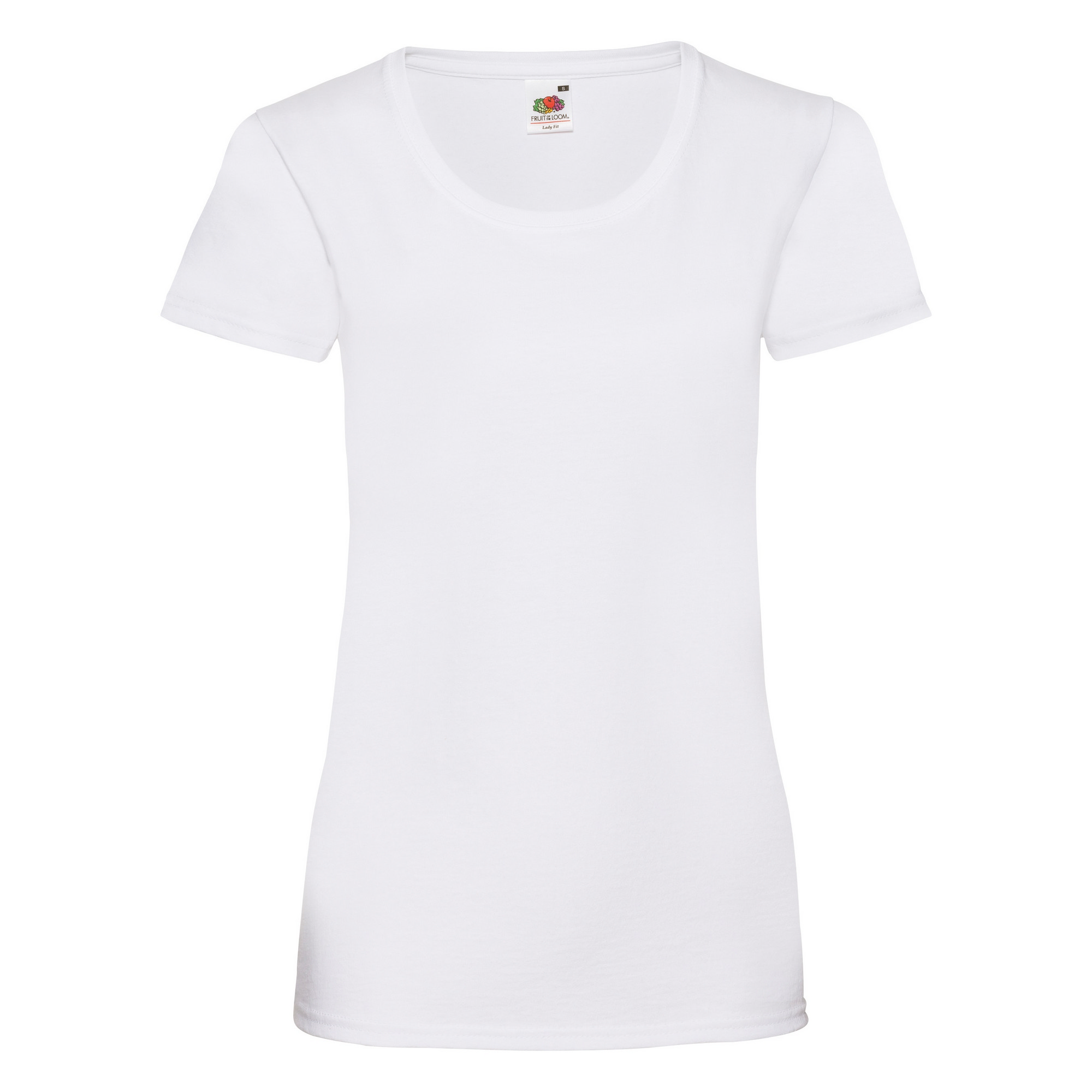 Thumbnail - Fruit Of The Loom - Kurzarm T-Shirts - Damen (Weiß)