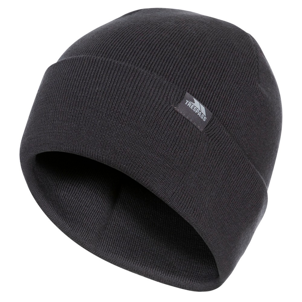 Trespass Unisex Beanie Hat - Black - One Size