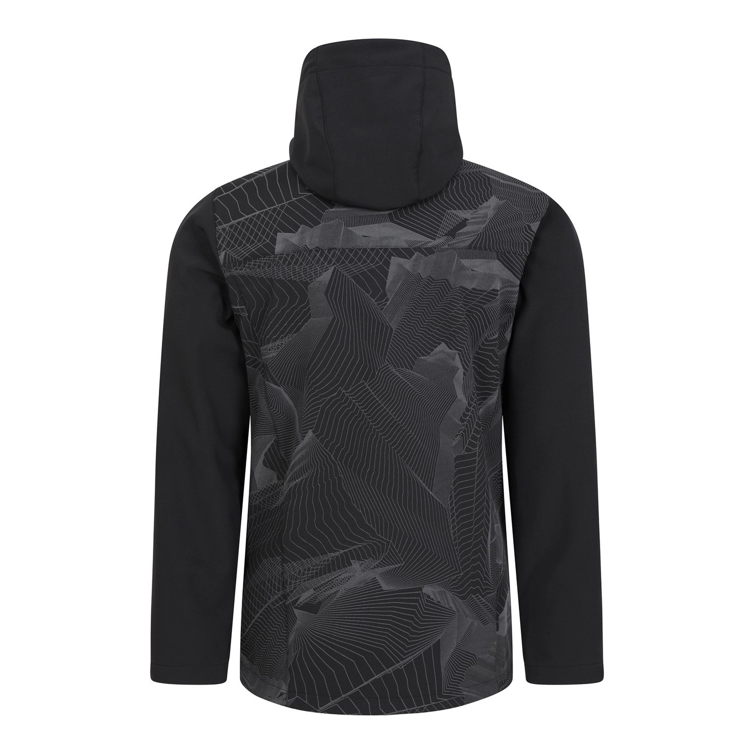 Mountain Warehou Soft Shell-jacka Illuminate II för herrar (svart) – bild 2