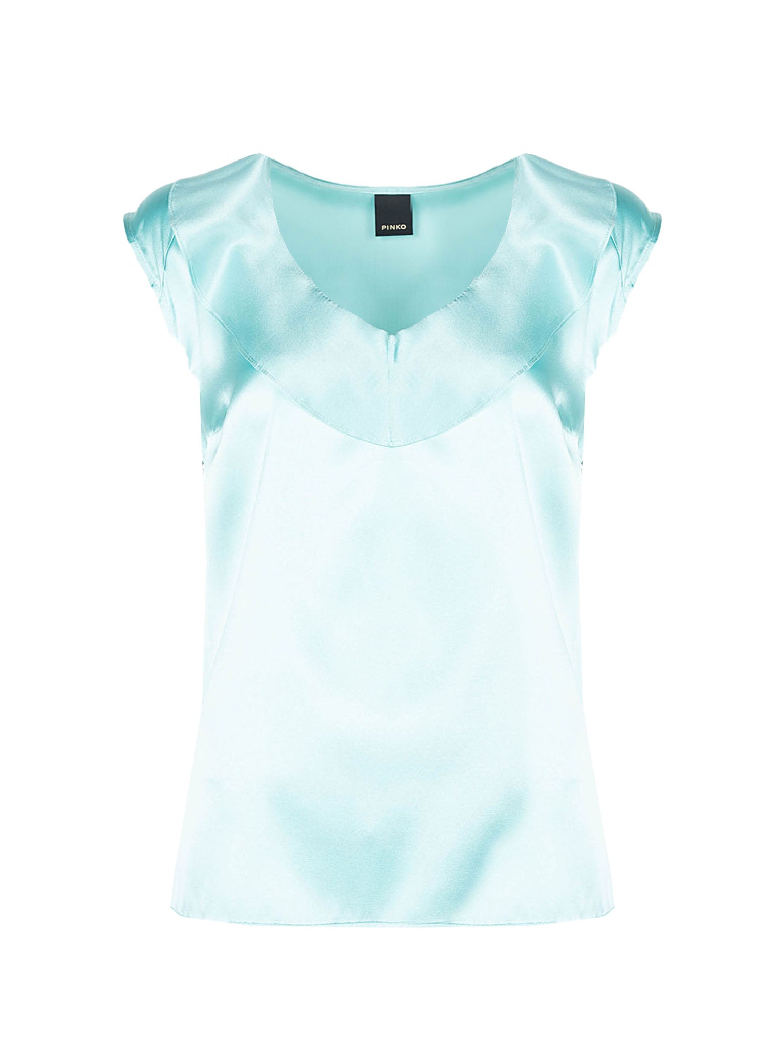Pinko Top Fascinoso Damen türkis EU 32 / IT 36