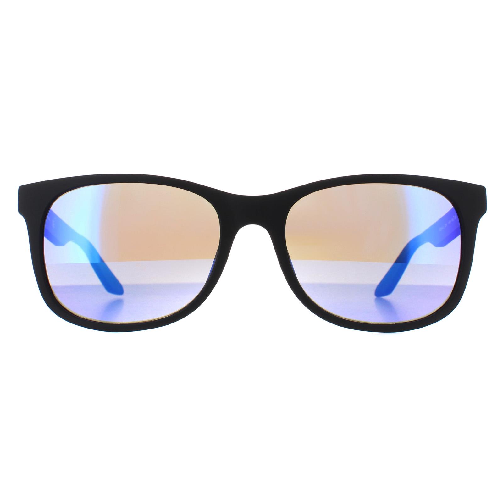 Dragon Rectangle Mens Black Lumalens Blue Ionized Eden