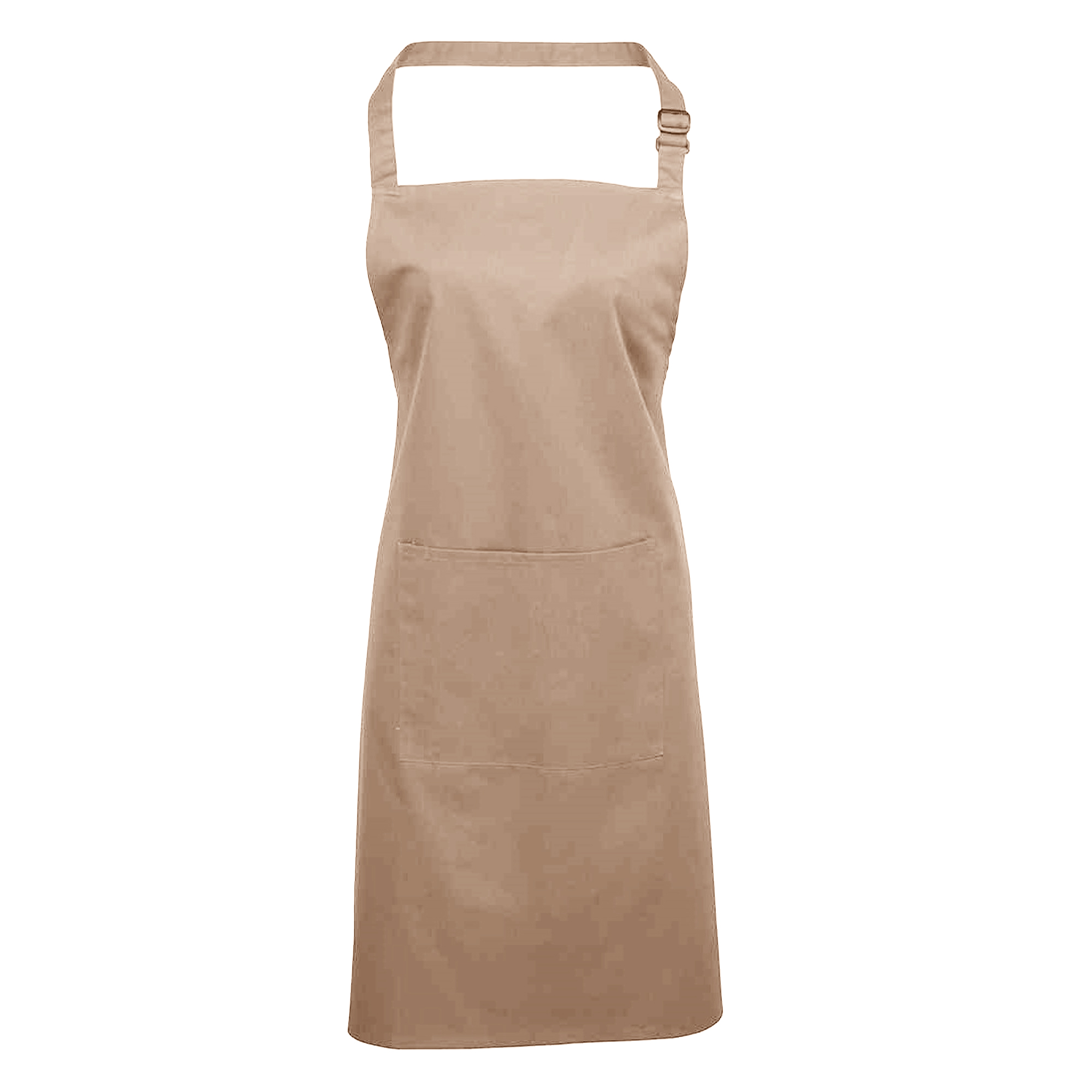 Thumbnail - Premier Unisex Erwachsene Farben Tasche Vollschürze (Latte)