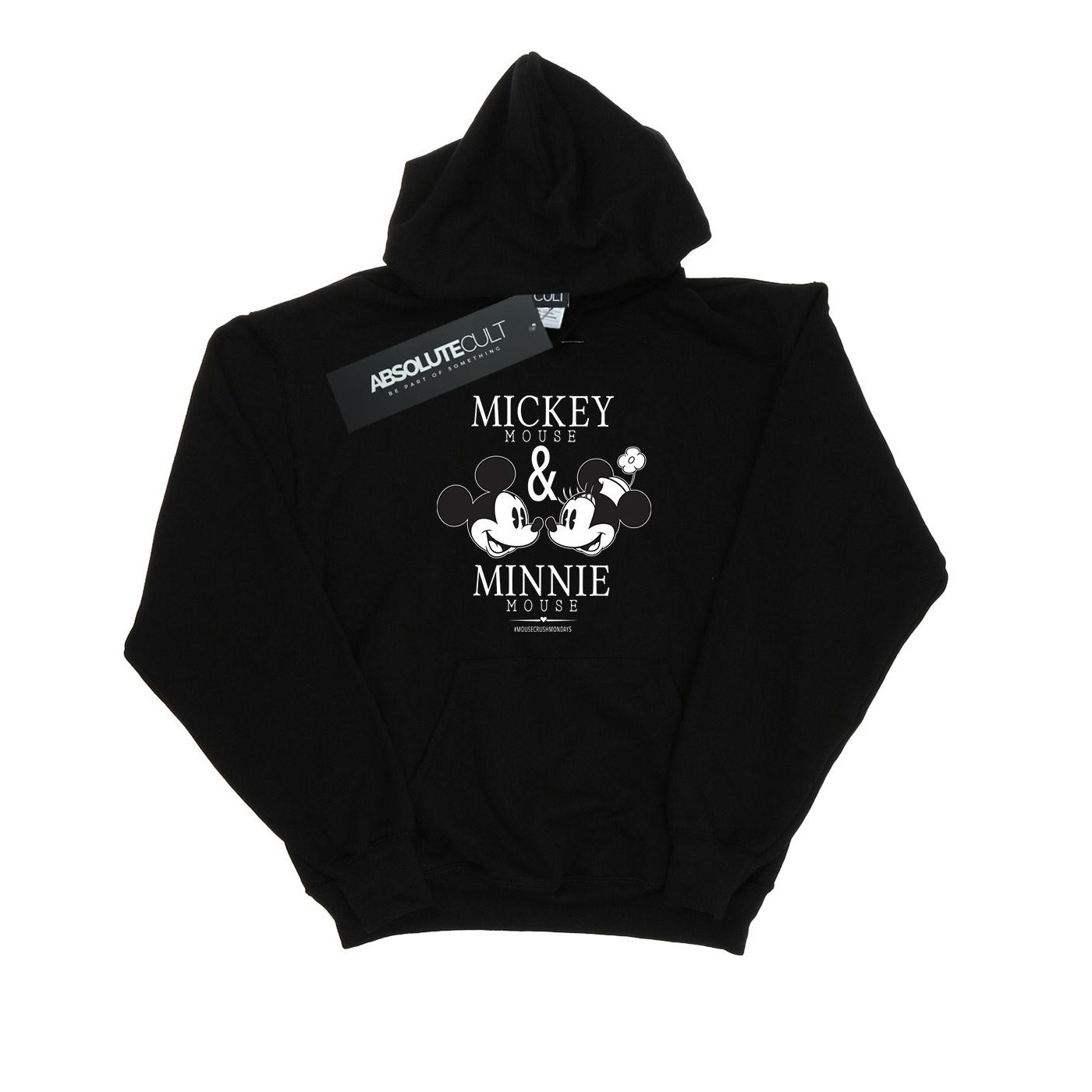 Thumbnail - Disney - "Mickey And Minnie Mouse Mousecrush Mondays" Kapuzenpullover für Mädchen (Schwarz)