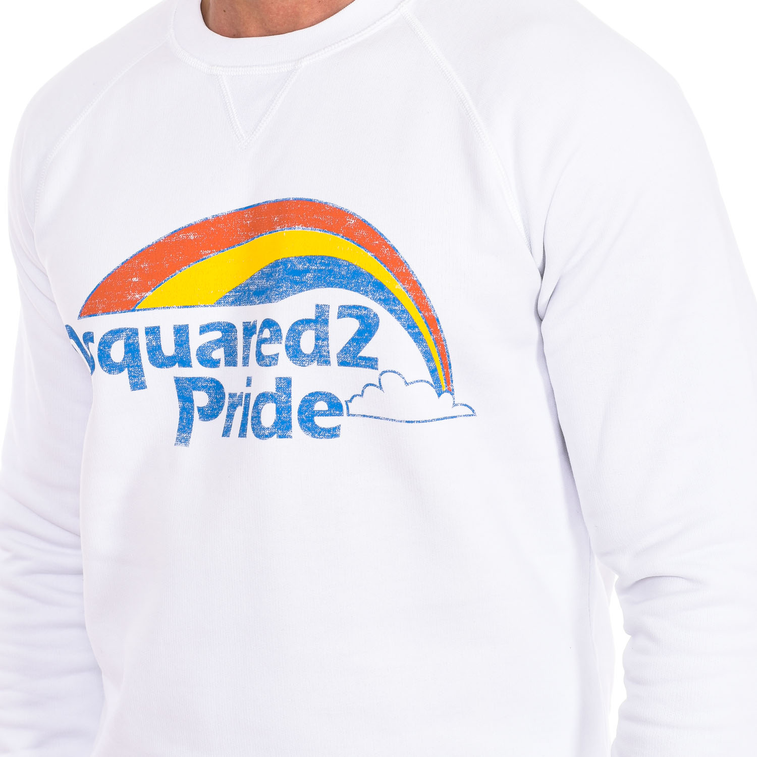 Dsquared2 Långärmad sweatshirt med rund halsringning för män S71GU0368-S25030 herr – bild 2