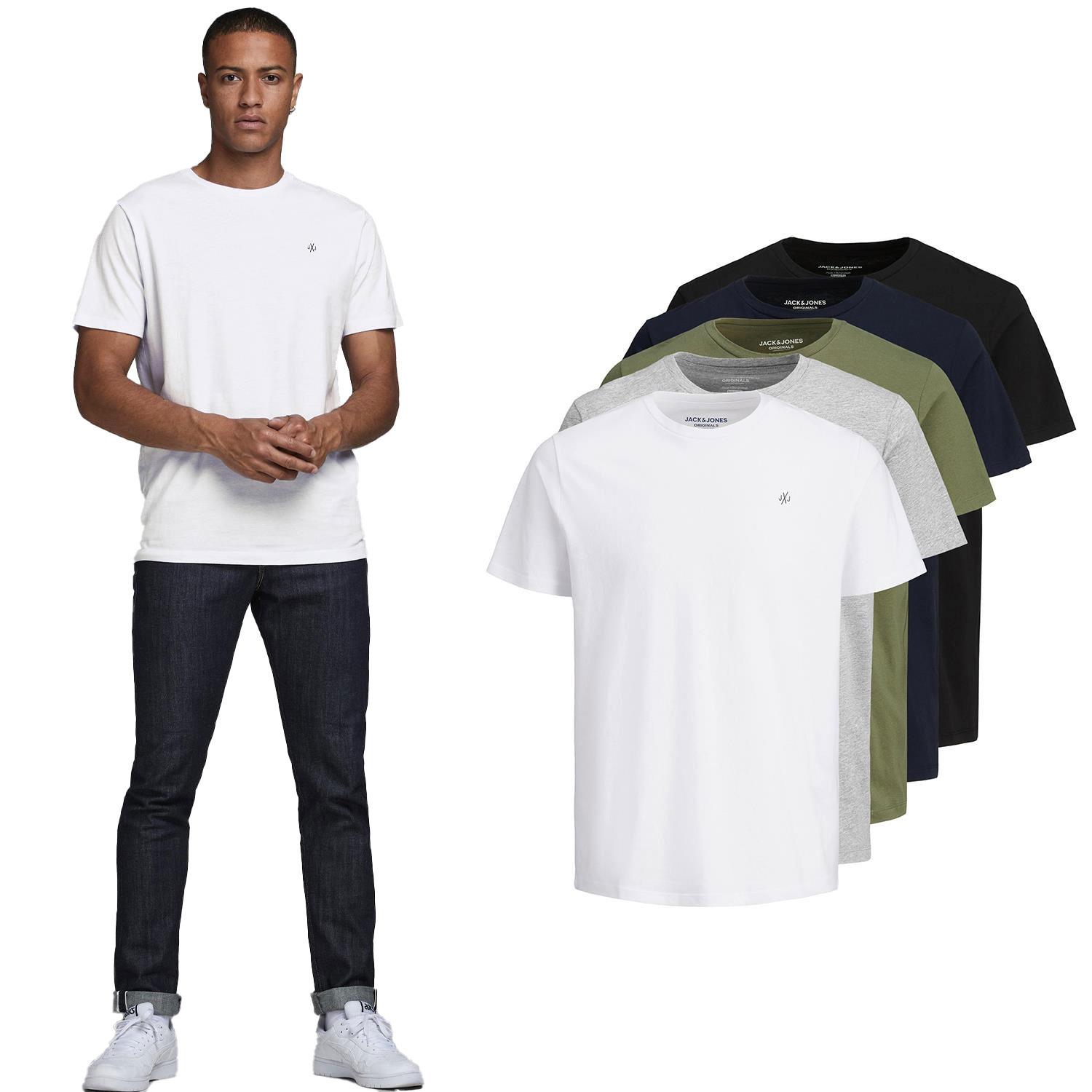 Jack & Jones T-shirt TEE SS CREW NECK 5 P (set, 5-delig)