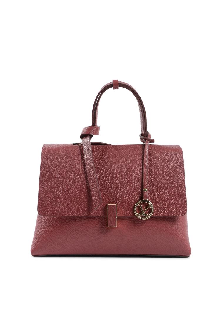 Thumbnail - Rote Lederhandtasche - Made in Italy