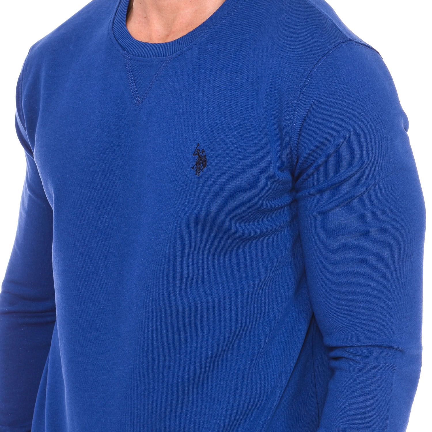 US Polo Assn Långärmad sweatshirt med rund halsringning 64657 herr – bild 2