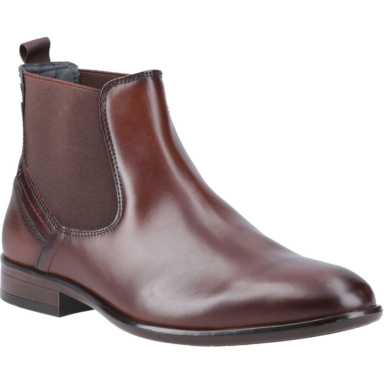 Thumbnail - Pod Frank Leder/Textil Herrenstiefel Cognac