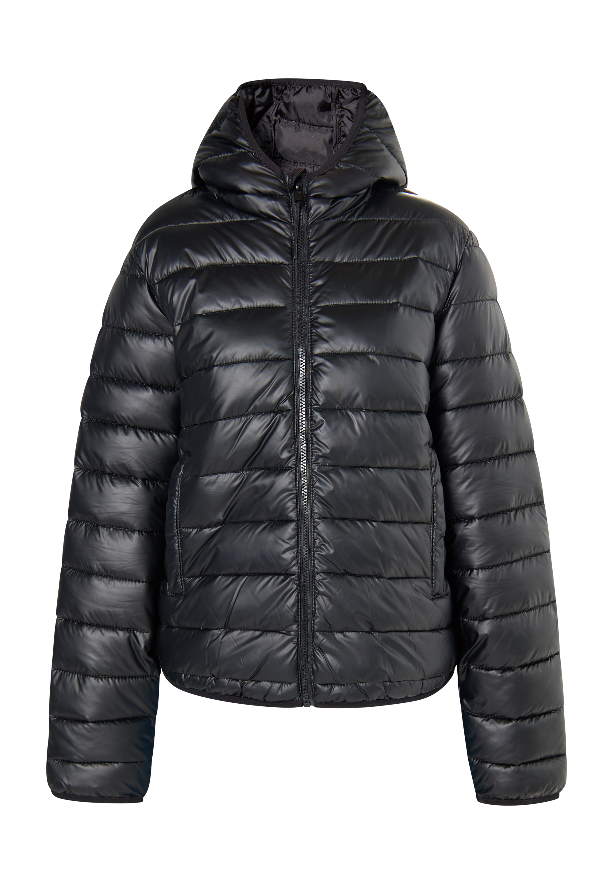 Thumbnail - Mymo Glänzende Steppjacke Damen schwarz