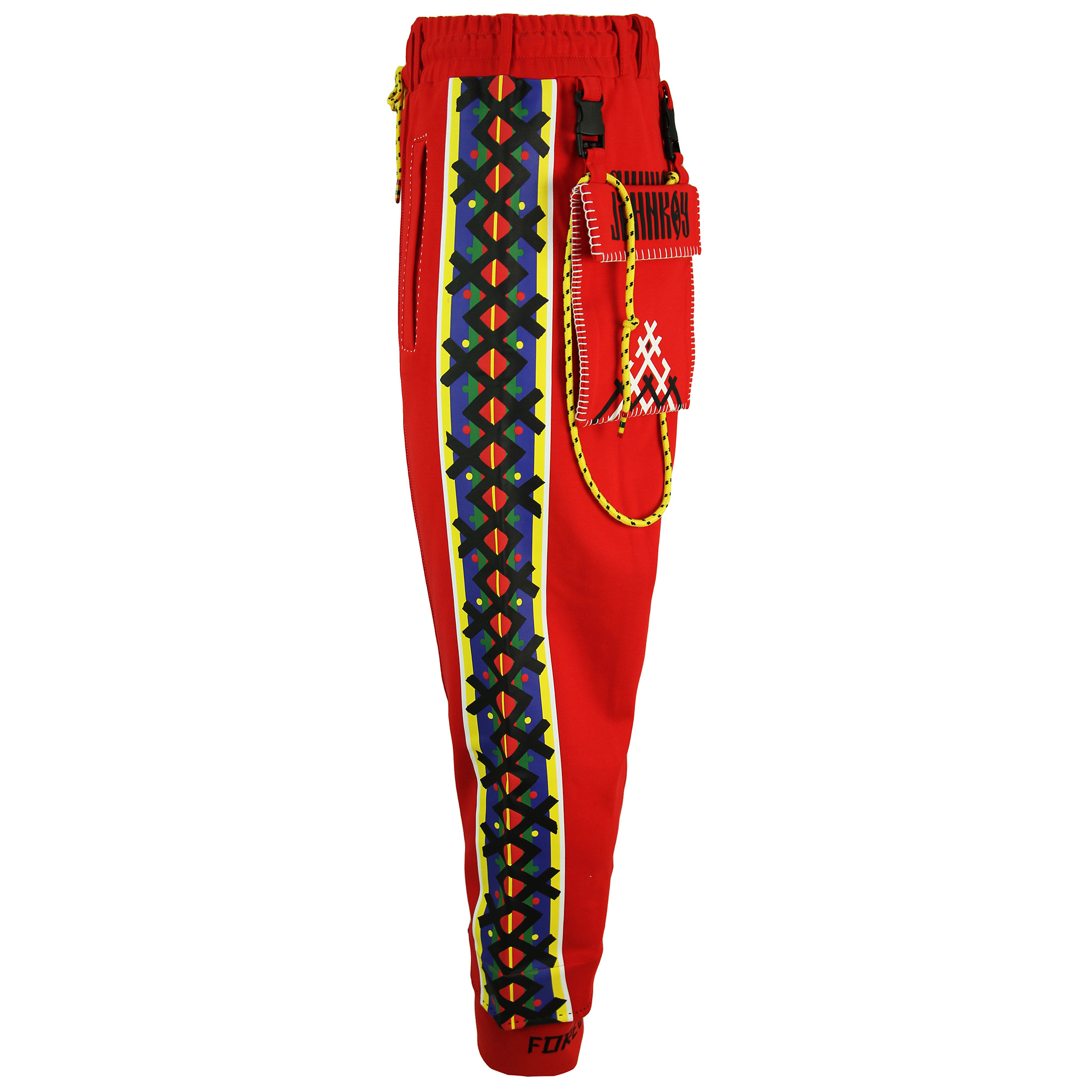 Puma x Jahnkoy Träningsbyxor Stretch Midja Röd Herr Joggers Bottnar 596684 47 – bild 2