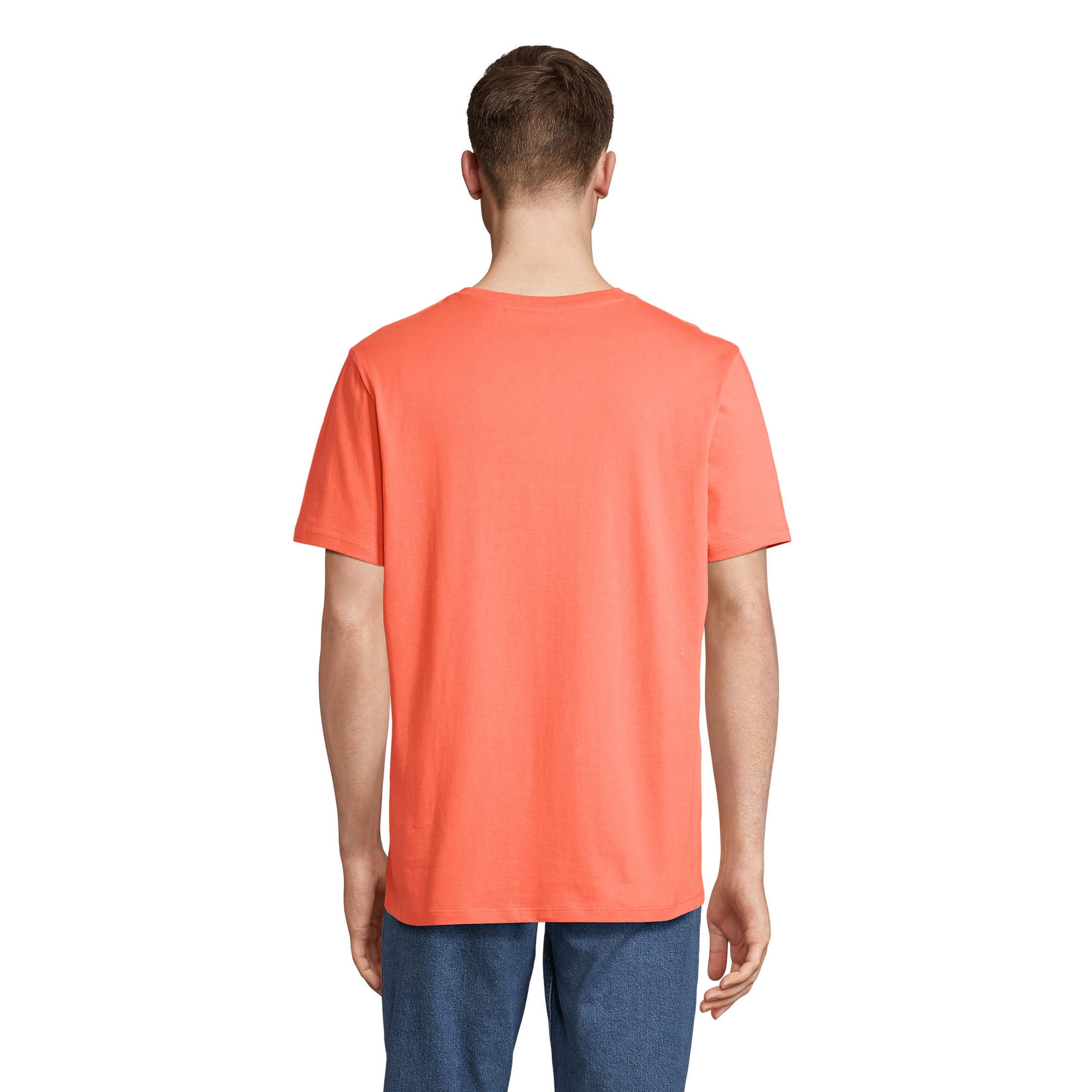 SOLS Unisex Adult Legend Organic T-Shirt (Pop Orange) herr – bild 2