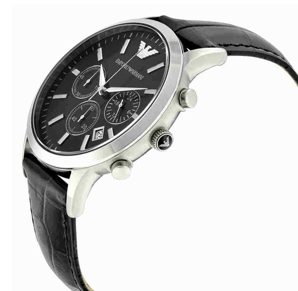 Emporio Armani Renato Herrklocka Svart AR2447 – bild 2