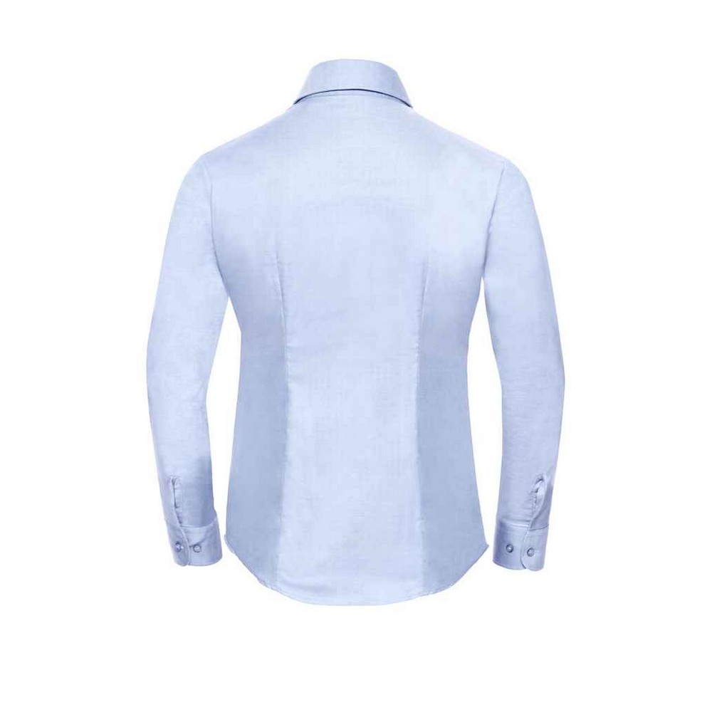 Russell Athletic Russell Collection Långärmad skjorta, dam/dam, klassisk Oxford (Oxford Blue) – bild 2