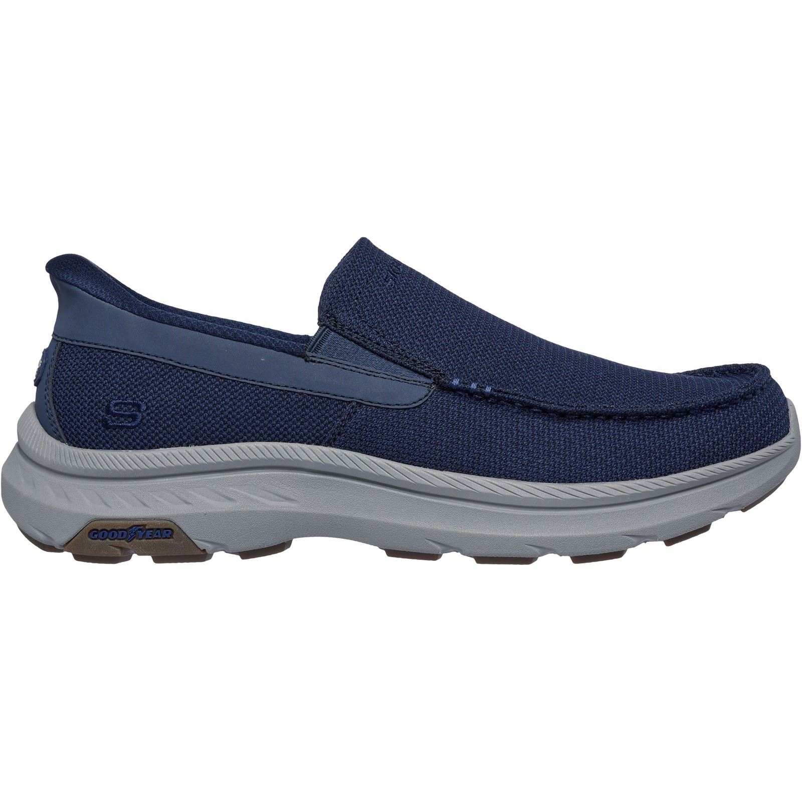 Pollard Wilfred Textile Marinblå Loafers för män 2