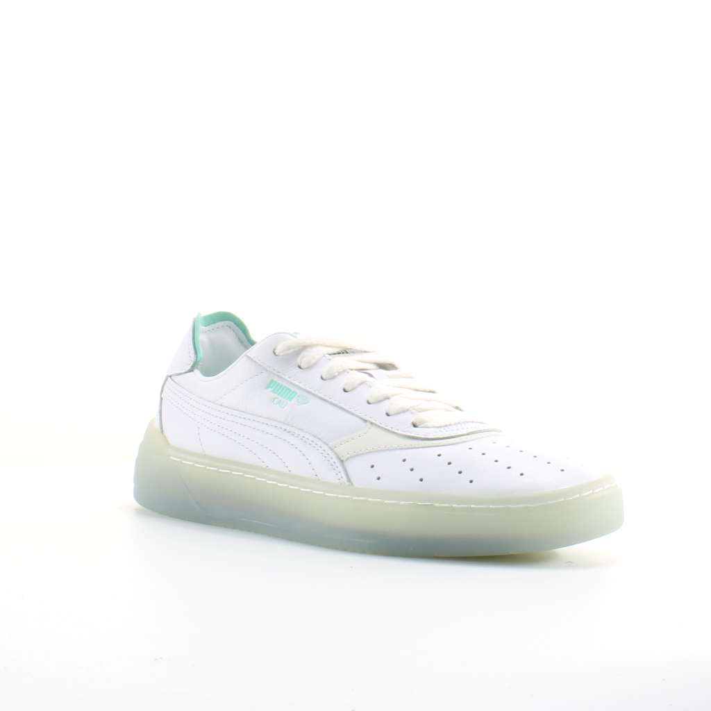 Puma Clai-O Diamond Supply Vit Läder Herrar Snörning Träningsskor 369399 01 – bild 2