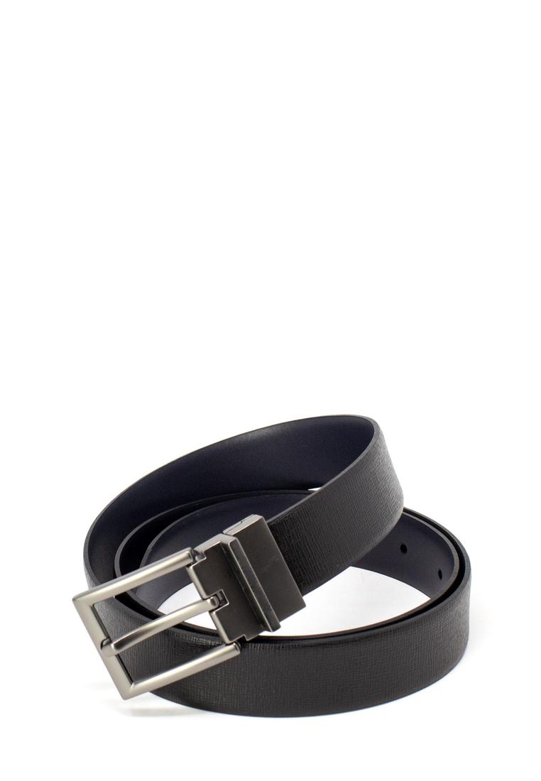 Antony Morato Mens Leather Belt with Buckle Fastening in Black - Size Large