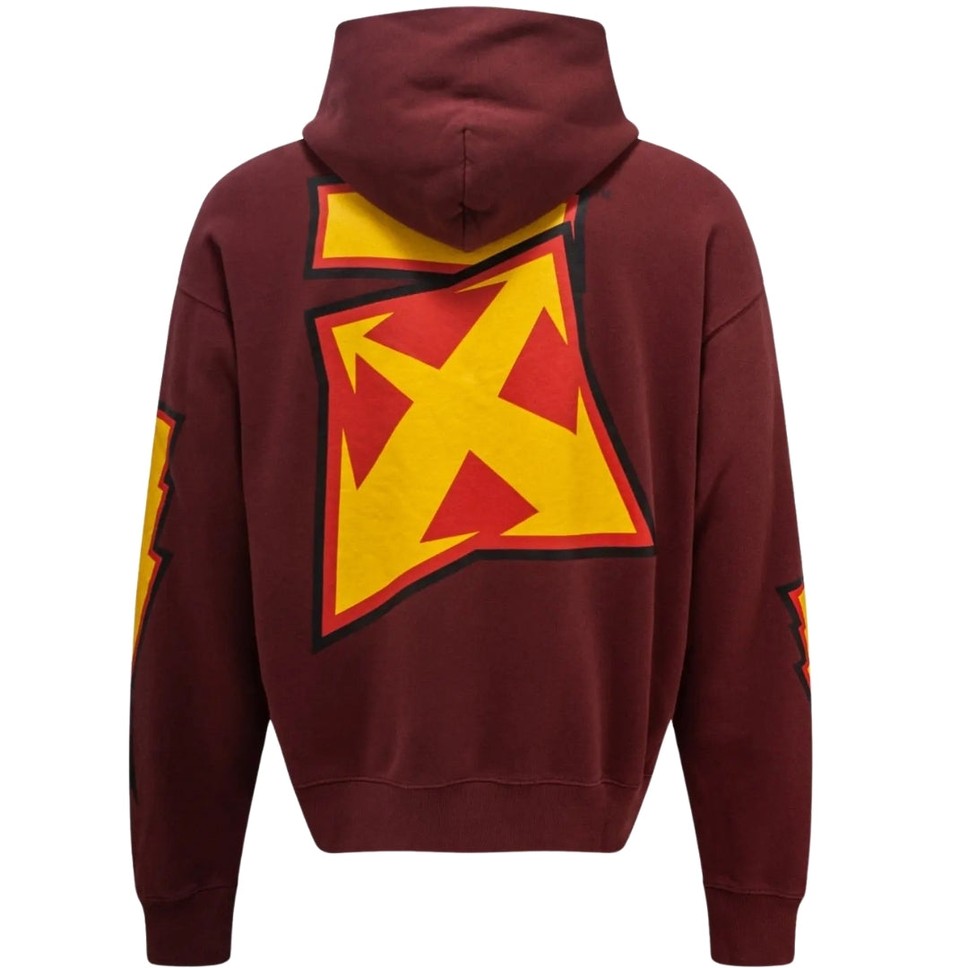 Thunder Stable Skate Fit Burgundy Hoodie 2