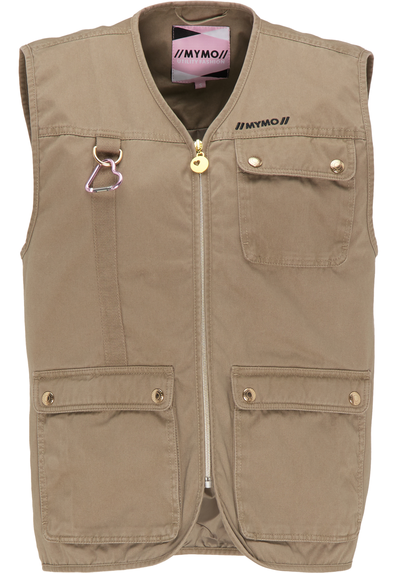 Mymo Vest Dames modder