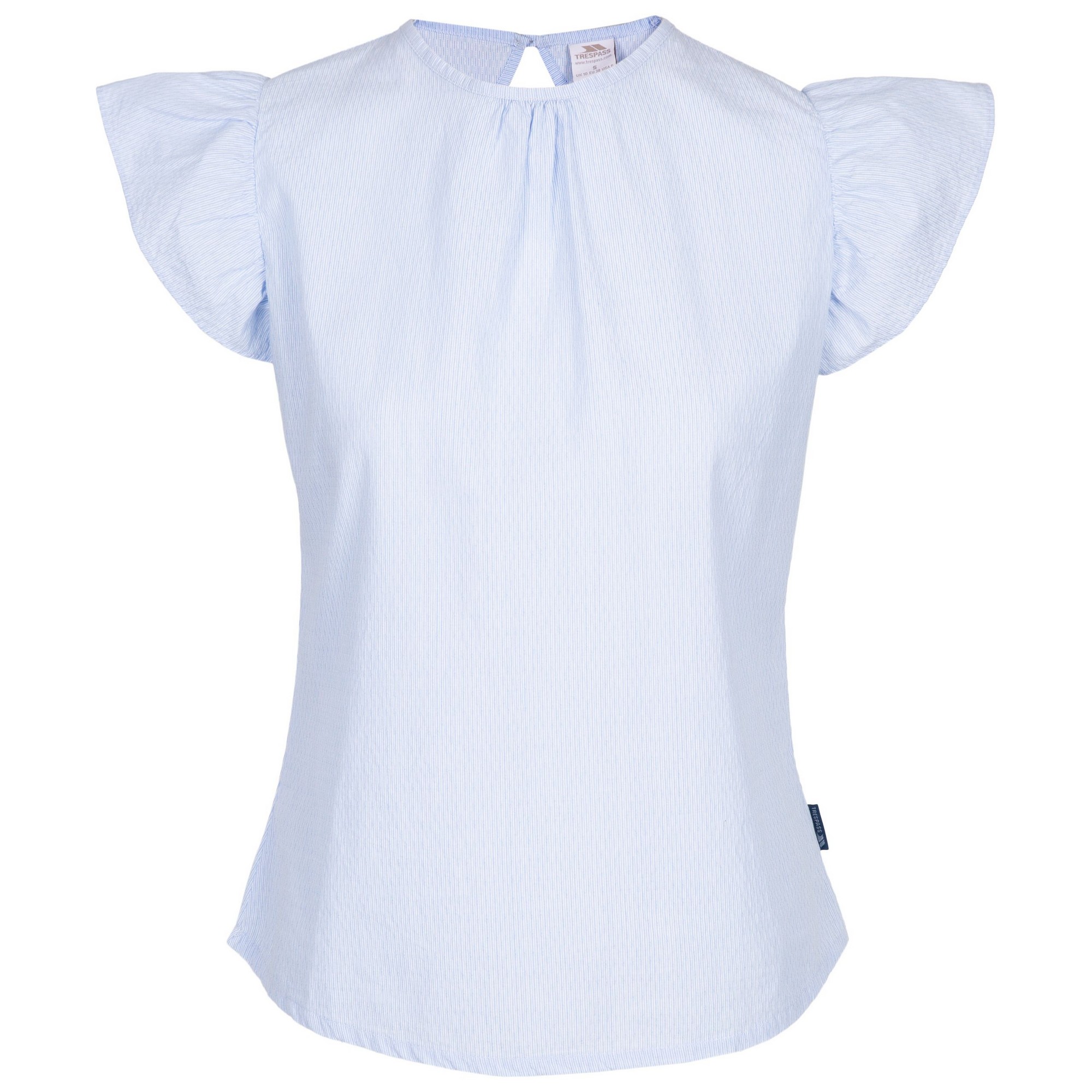 Trespass Womens/Ladies Rhian Top (Navy/White) Cotton - Size Large