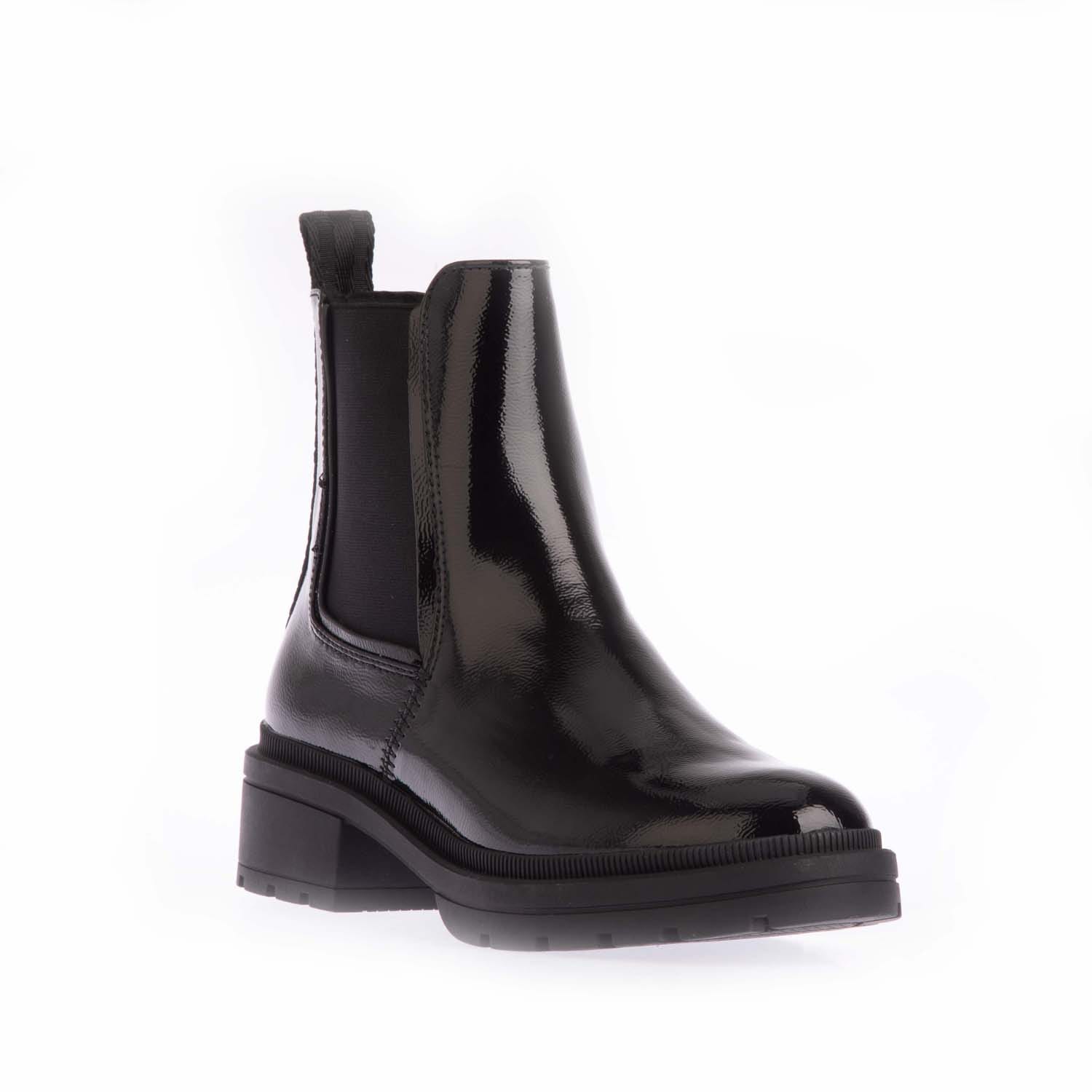 Rocket Dog Iggie Patent Chelsea Boots i svart för kvinnor dam – bild 2