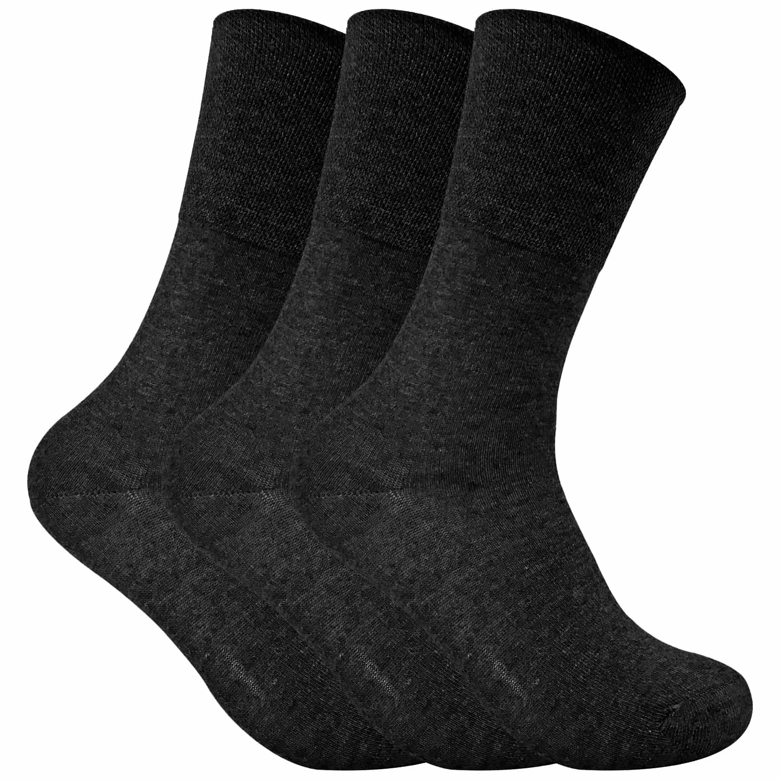 Thumbnail - 3 Pack Damen nicht elastische thermische diabetische Socken für schlechte Durchblutung