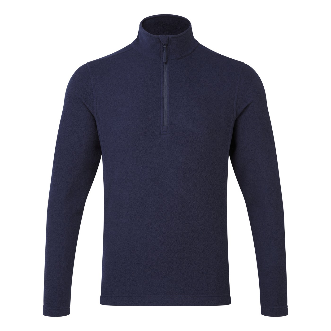 Thumbnail - Premier Unisex Erwachsene Recyclight Quarter Zip Fleece (Marine)