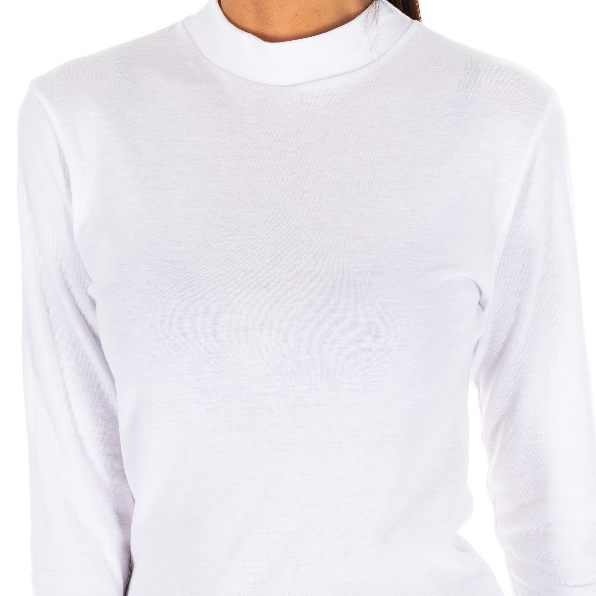 Kisses And Love Långärmad T-shirt med halvhög krage 1625-M dam – bild 2