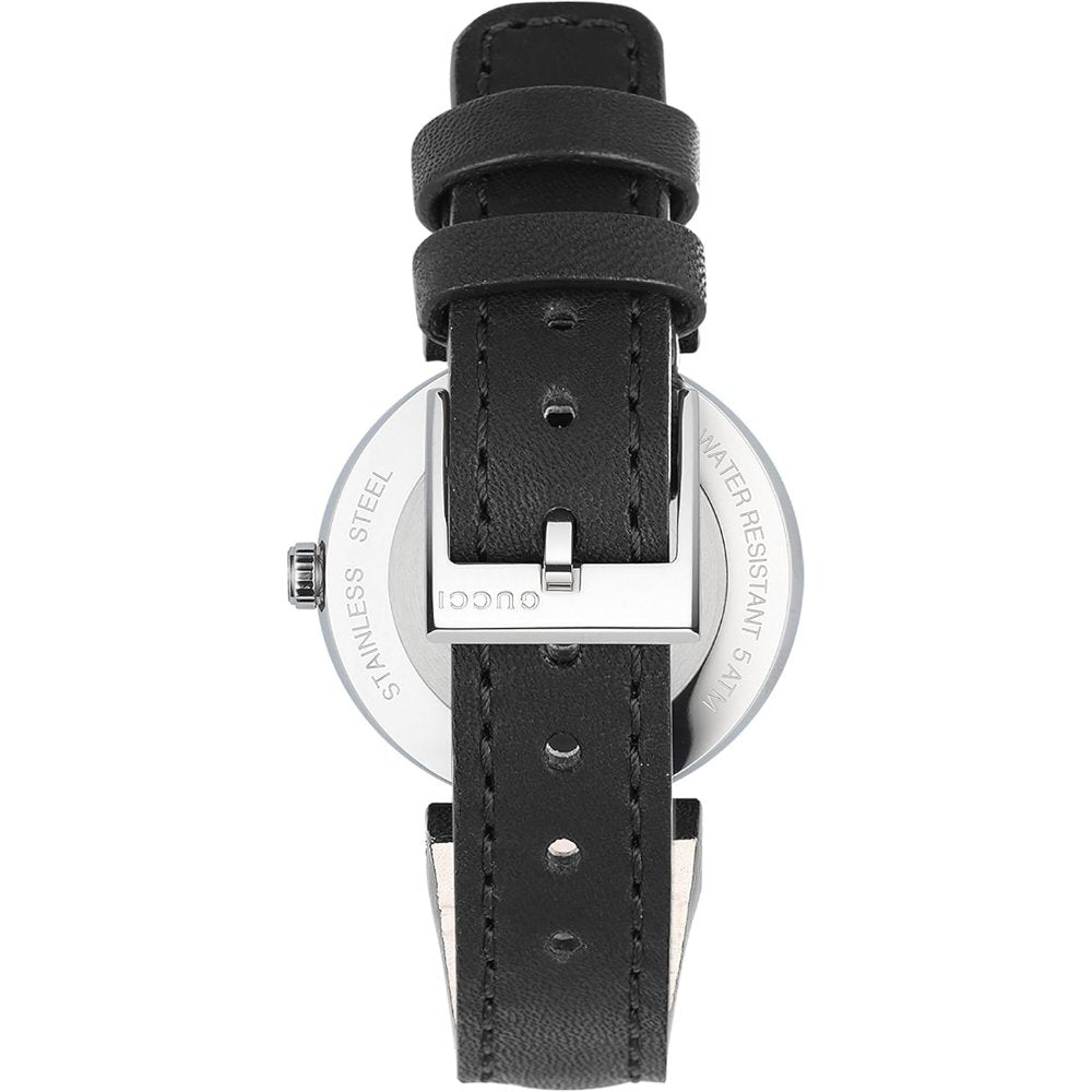 Gucci YA133501 Interlocking Damklocka med svart urtavla – bild 2