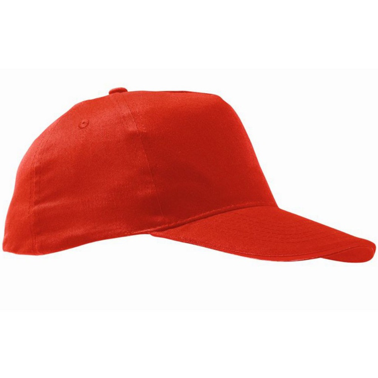 Thumbnail - SOLS Unisex Sunny 5 Panel Baseballkappe (rot)