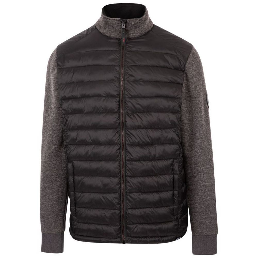 Trespass Mens Warner Padded Jacket (Black) - Size Small